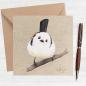 Preview: Long-tailed tit greeting card